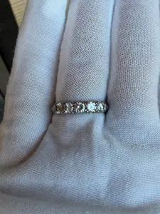 SOLD! Platinum Natural Diamond Anniversary Band