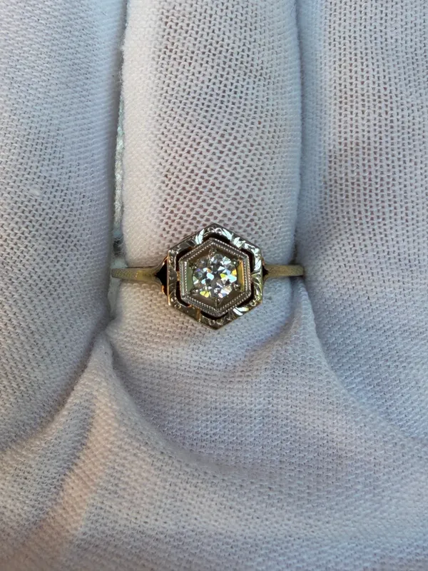 14k Two-Tone Vintage Ring from auction in Springfield, Missouri — image 36