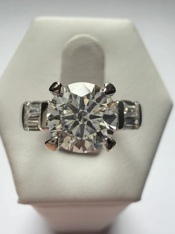 1.63 CT IGI Certified Diamond Sterling Silver Ring from auction in Springfield, Missouri — image 41