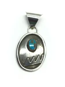 Navajo turquoise pendant