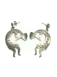 Navajo kokopelli earrings