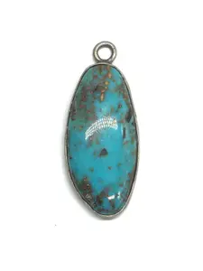 Vintage Navajo turquoise pendant