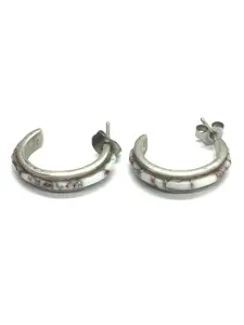 Zuni marbled stone earrings