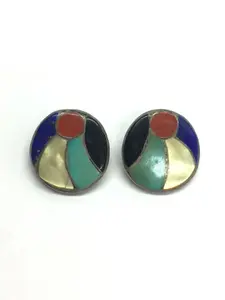 Zuni multi stone earrings