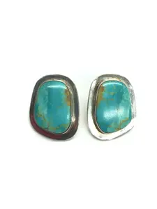 Morningstar Navajo turquoise earrings