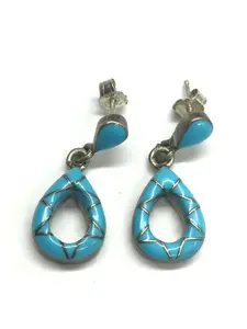 Zuni turquoise earrings