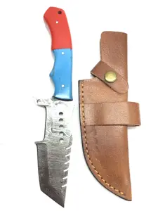 Damascus bladed knife