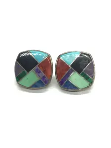 Calvin Begay Navajo earrings