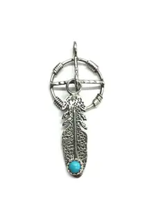 Sharon McCarthy Navajo turquoise pendant