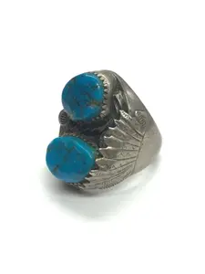 Wilson Padilla Navajo turquoise ring