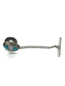Zuni style inlay tie tack