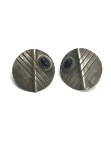 Navajo black onyx earrings