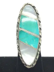 Norman Lee Navajo inlay ring