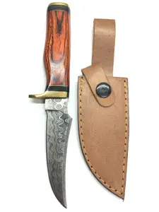 Damascus bladed knife