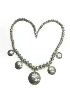Navajo style graduated bead necklace