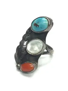 Navajo multi stone ring