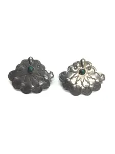 Navajo concho earrings