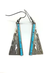 Southwest style turquoise earrings