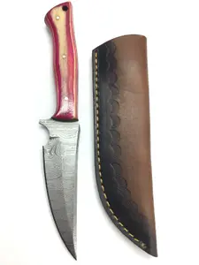 Damascus bladed knife