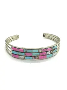 Jamie Johnson Navajo cotton candy turquoise cuff
