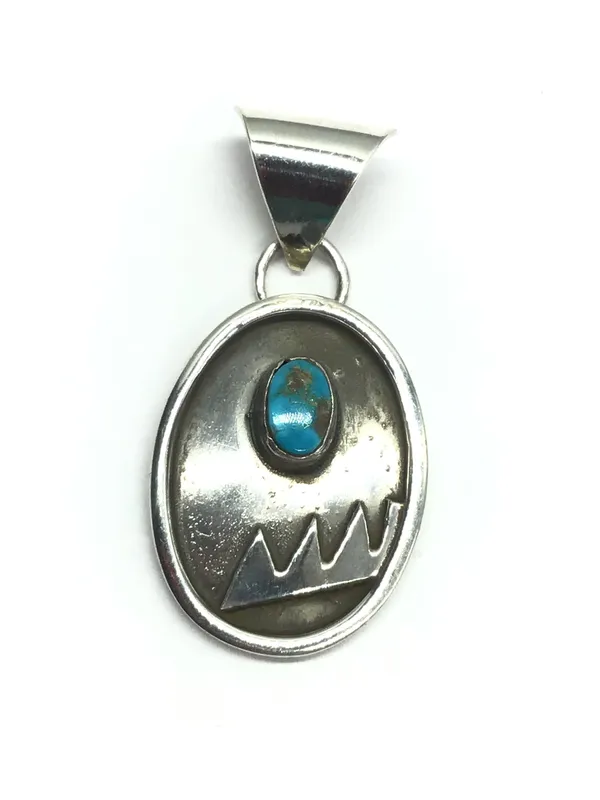 Navajo turquoise pendant from auction in Springfield, Missouri — image 5