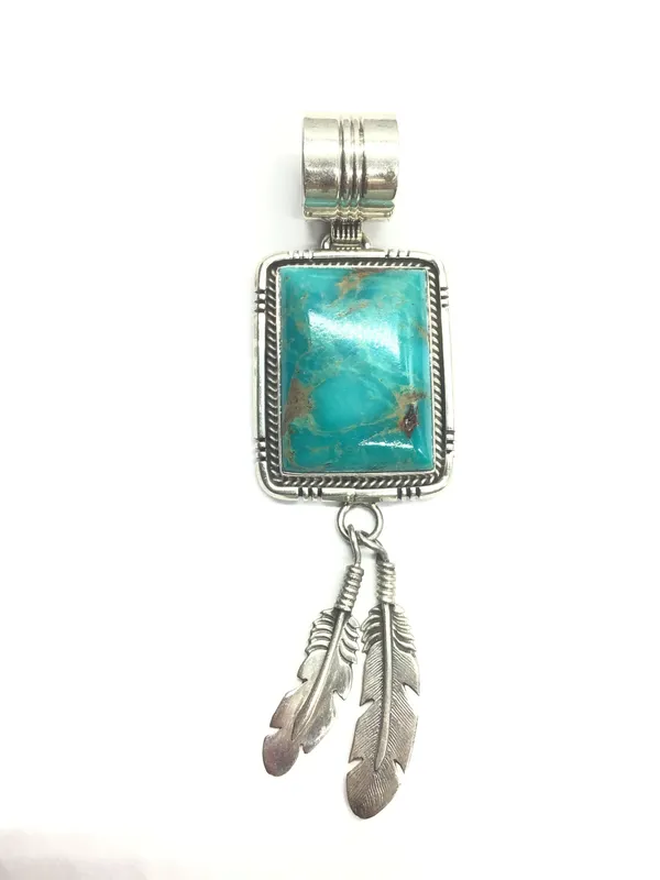 Navajo turquoise pendant from auction in Springfield, Missouri — image 38