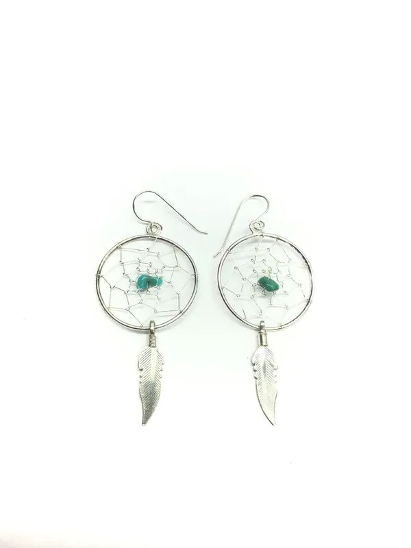 Navajo Kingman turquoise earrings from auction in Springfield, Missouri — image 42