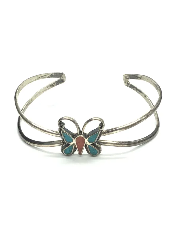 Navajo chip inlay cuff bracelet from auction in Springfield, Missouri — image 43