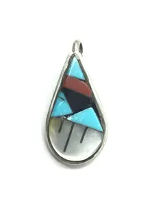 Zuni inlay pendant