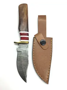 Damascus bladed knife