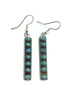 Dominic Duboise Navajo turquoise earrings