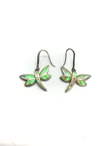 Southwest style opal earrings