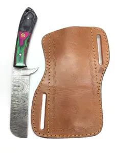 Damascus bladed knife