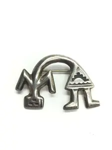Vintage Florence Johnson Yei brooch