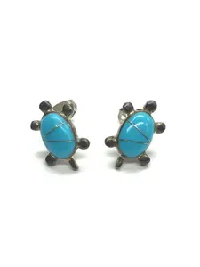 Zuni turquoise turtle earrings