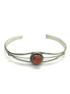 Esther White Navajo Spiny cuff bracelet