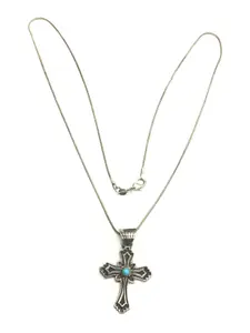 Robert Martinez Navajo turquoise pendant necklace