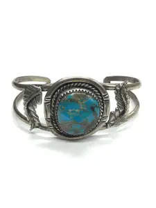 Navajo turquoise cuff bracelet