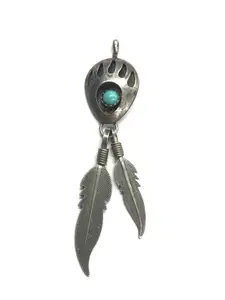 Native American turquoise pendant