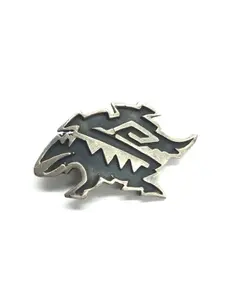 Leonard & Marian Nez Navajo overlay pin