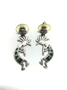 Native American kokopelli earrings