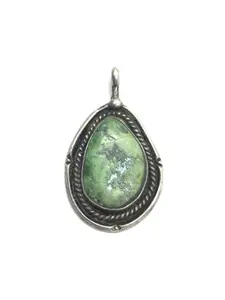 Navajo green stone pendant