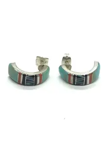 Zuni multi stone earrings
