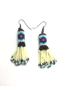 Native American porcupine quill earrings