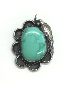 Navajo turquoise pendant