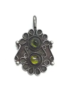 Navajo peridot pendant