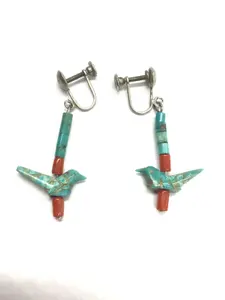 Native American fetish earrings