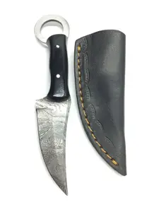 Damascus bladed knife