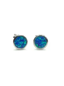 Southwest style opal earrings