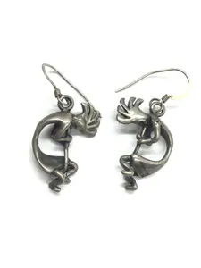 Native American kokopelli earrings